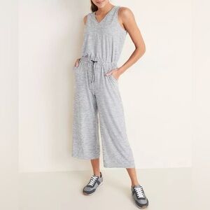 Women’s OLD‎ NAVY Breathe ON Waist-Defined Sleeveless Jumpsuit size XXL